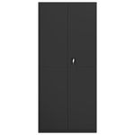 Casa si Gradina - Constructii - Depozitare, transport si protectie - Rafturi, fisete si vestiare - Fiset, negru, 90x40x200 cm, otel - Infinity.ro