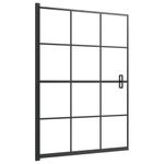 Casa si Gradina - Sanitare - Cazi si cabine de dus - Cabine dus - Cabina de dus, negru, 100x140 cm, ESG - Infinity.ro