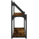 Casa si Gradina - Mobilier - Biblioteci si rafturi - Rafturi - Raft cu 2 niveluri, stejar afumat, 60x21x51 cm, lemn prelucrat - Infinity.ro