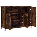 Casa si Gradina - Mobilier - Comode si corpuri - Comode - Servanta, stejar fumuriu, 100x35x75 cm, lemn prelucrat - Infinity.ro