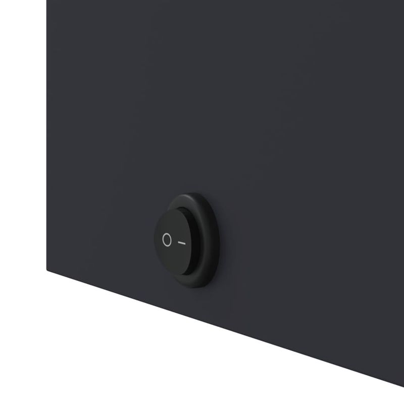 Casa si Gradina - Mobilier - Mobilier baie - Corpuri baie - Dulap cu oglinda de baie cu lumina LED, gri, 45x13x52 cm - Infinity.ro