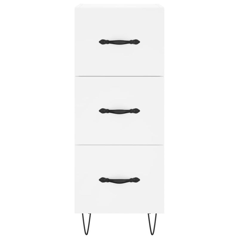 Casa si Gradina - Mobilier - Comode si corpuri - Comode - Dulap inalt, alb, 34,5x34x180 cm, lemn prelucrat - Infinity.ro
