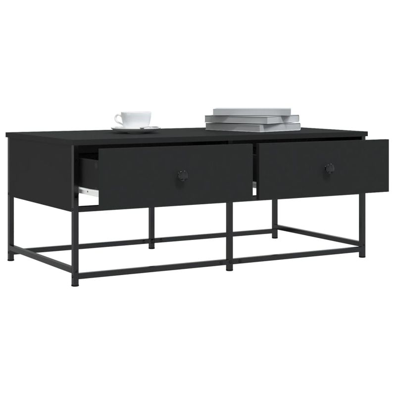 Casa si Gradina - Mobilier - Mese si birouri - Masute de cafea - Masuta de cafea, negru, 100x51x40 cm, lemn prelucrat - Infinity.ro