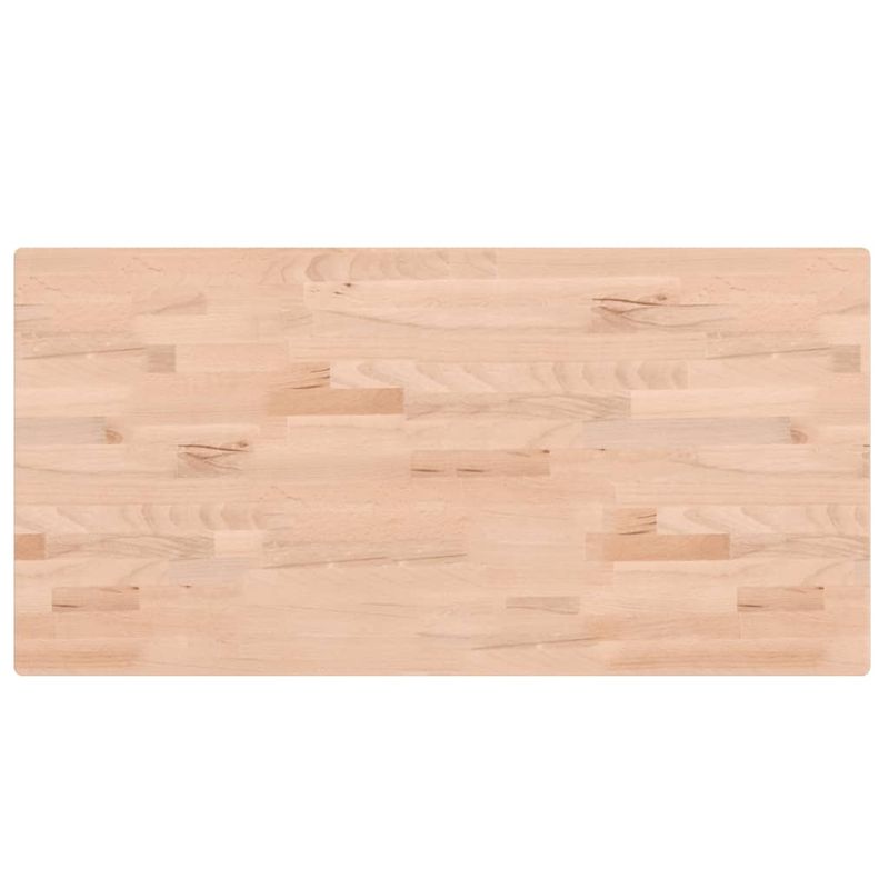 Casa si Gradina - Mobilier - Mobilier baie - Blaturi baie - Blat de baie, 100x50x2,5 cm, lemn masiv de fag, natural - Infinity.ro