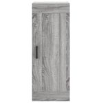 Casa si Gradina - Mobilier - Comode si corpuri - Comode - Dulap inalt, gri sonoma, 34,5x34x180 cm, lemn prelucrat - Infinity.ro