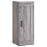 Casa si Gradina - Mobilier - Comode si corpuri - Comode - Dulap inalt, gri sonoma, 34,5x34x180 cm, lemn prelucrat - Infinity.ro