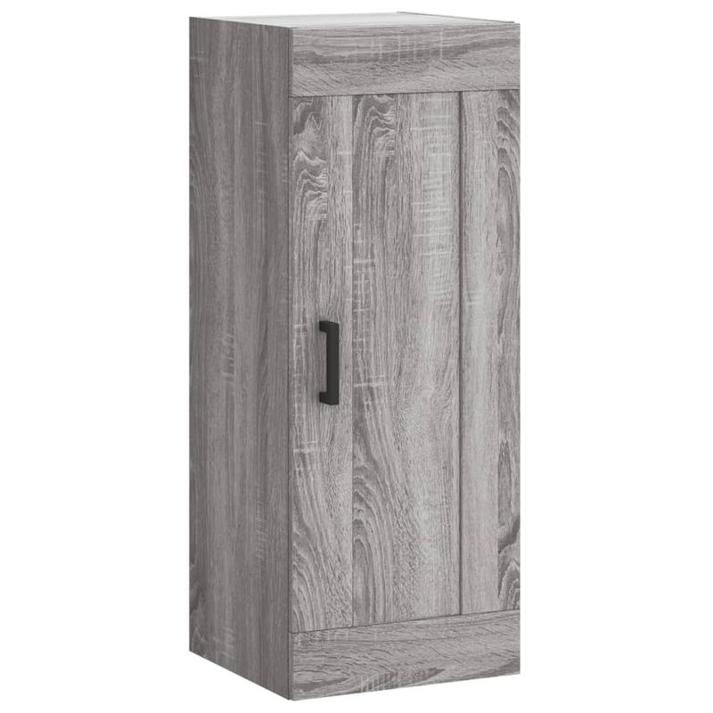 Casa si Gradina - Mobilier - Comode si corpuri - Comode - Dulap inalt, gri sonoma, 34,5x34x180 cm, lemn prelucrat - Infinity.ro