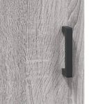 Casa si Gradina - Mobilier - Comode si corpuri - Comode - Dulap inalt, gri sonoma, 34,5x34x180 cm, lemn prelucrat - Infinity.ro