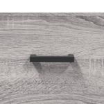 Casa si Gradina - Mobilier - Comode si corpuri - Comode - Dulap inalt, gri sonoma, 34,5x34x180 cm, lemn prelucrat - Infinity.ro