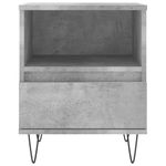 Casa si Gradina - Mobilier - Comode si corpuri - Noptiere - Noptiera, gri beton, 40x35x50 cm, lemn compozit - Infinity.ro