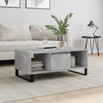 Casa si Gradina - Mobilier - Mese si birouri - Masute de cafea - Masuta de cafea, gri beton, 90x50x36,5 cm, lemn compozit - Infinity.ro