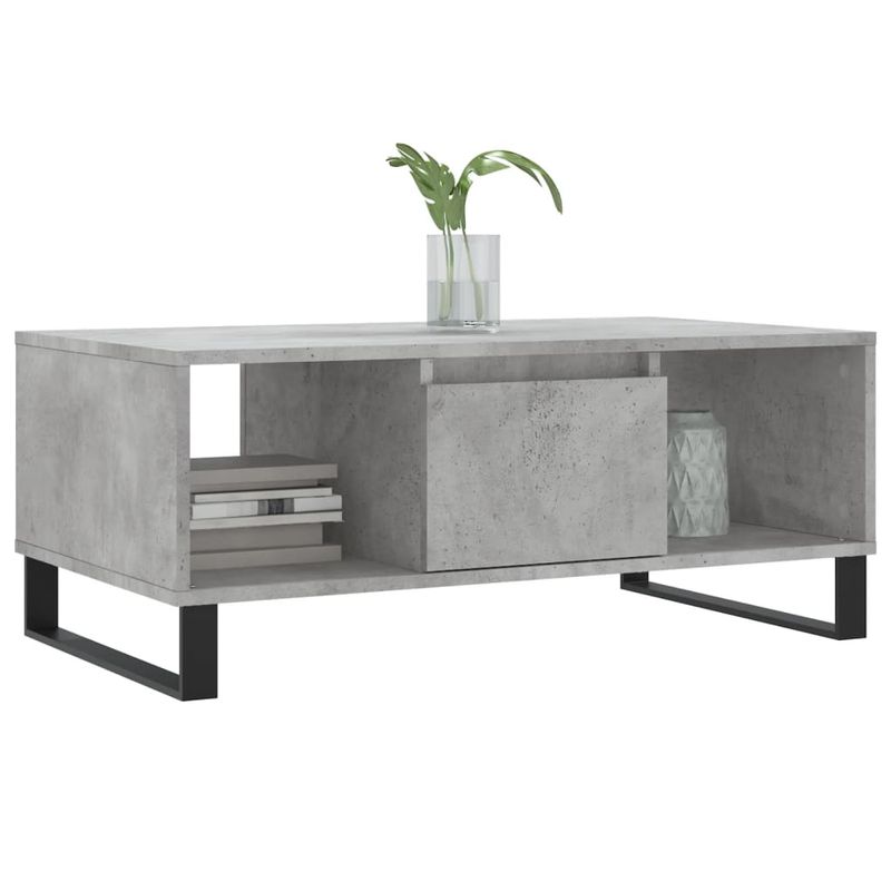 Casa si Gradina - Mobilier - Mese si birouri - Masute de cafea - Masuta de cafea, gri beton, 90x50x36,5 cm, lemn compozit - Infinity.ro