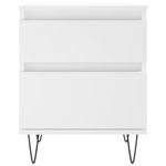 Casa si Gradina - Mobilier - Comode si corpuri - Noptiere - Noptiera, alb, 40x35x50 cm, lemn prelucrat - Infinity.ro