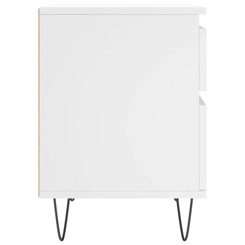 Casa si Gradina - Mobilier - Comode si corpuri - Noptiere - Noptiera, alb, 40x35x50 cm, lemn prelucrat - Infinity.ro