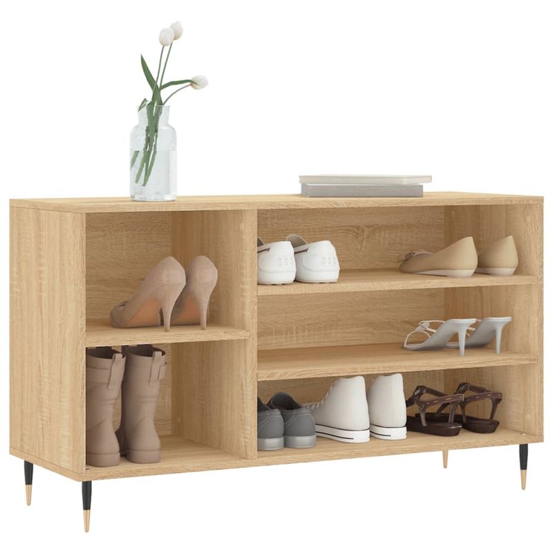 Casa si Gradina - Mobilier - Organizare si depozitare - Organizator incaltaminte - Pantofar, stejar sonoma, 102x36x60 cm, lemn prelucrat - Infinity.ro