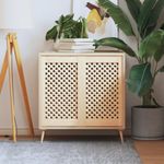 Casa si Gradina - Mobilier - Dulapuri si sifoniere - Dulapuri - Usi de dulap cu zabrele 2 buc. 39,5x69 cm, lemn masiv de pin - Infinity.ro