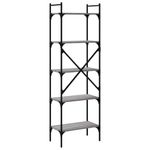 Casa si Gradina - Mobilier - Biblioteci si rafturi - Biblioteci - Biblioteca cu 5 niveluri gri sonoma 56x31,5x174cm lemn compozit - Infinity.ro