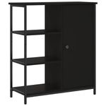 Casa si Gradina - Mobilier - Comode si corpuri - Comode - Servanta, negru, 70x30x80 cm, lemn prelucrat - Infinity.ro
