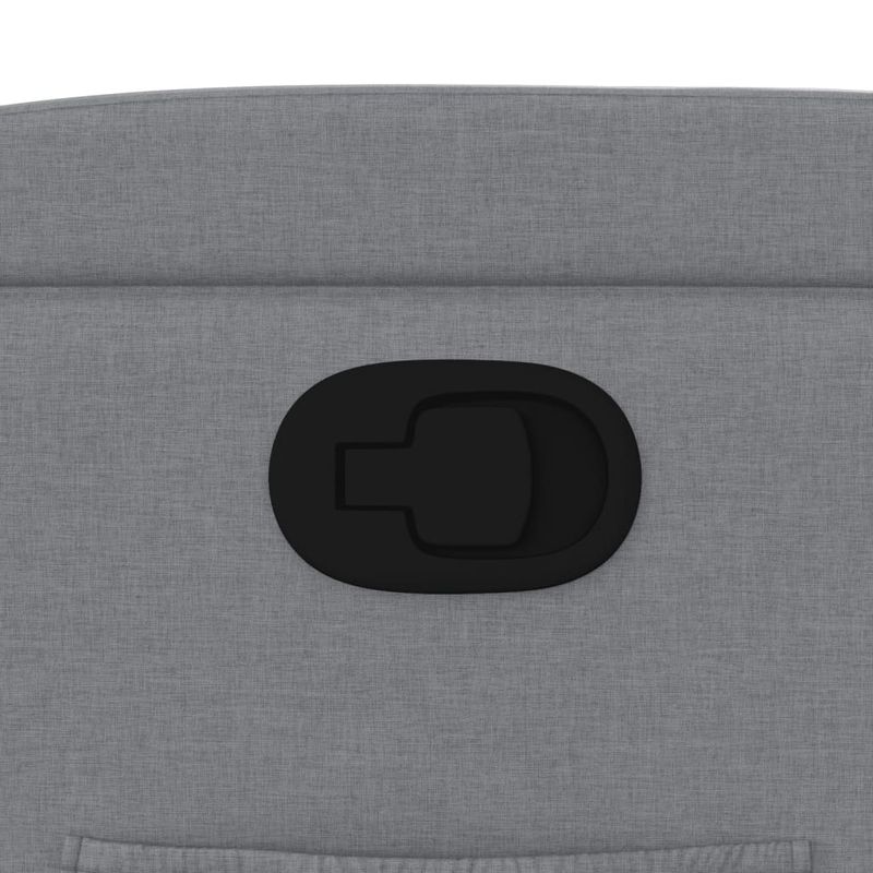 Casa si Gradina - Mobilier - Scaune si fotolii - Fotolii - Fotoliu rabatabil, gri deschis, material textil - Infinity.ro