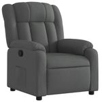 Casa si Gradina - Mobilier - Scaune si fotolii - Fotolii - Fotoliu rabatabil, gri inchis, material textil - Infinity.ro