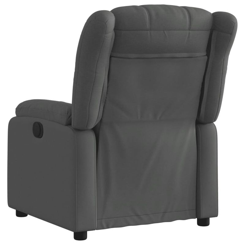 Casa si Gradina - Mobilier - Scaune si fotolii - Fotolii - Fotoliu rabatabil, gri inchis, material textil - Infinity.ro