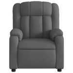 Casa si Gradina - Mobilier - Scaune si fotolii - Fotolii - Fotoliu rabatabil, gri inchis, material textil - Infinity.ro