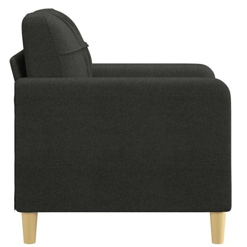 Casa si Gradina - Mobilier - Scaune si fotolii - Fotolii - Fotoliu canapea, negru, 60 cm, material textil - Infinity.ro