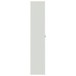 Casa si Gradina - Constructii - Depozitare, transport si protectie - Rafturi, fisete si vestiare - Fiset, gri deschis, 105x40x180 cm, otel - Infinity.ro