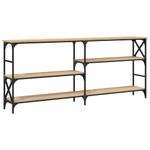 Casa si Gradina - Mobilier - Comode si corpuri - Console - Masuta consola, stejar sonoma, 180x29x76,5 cm, lemn prelucrat - Infinity.ro