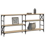Casa si Gradina - Mobilier - Comode si corpuri - Console - Masuta consola, stejar sonoma, 180x29x76,5 cm, lemn prelucrat - Infinity.ro