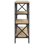 Casa si Gradina - Mobilier - Comode si corpuri - Console - Masuta consola, stejar sonoma, 180x29x76,5 cm, lemn prelucrat - Infinity.ro