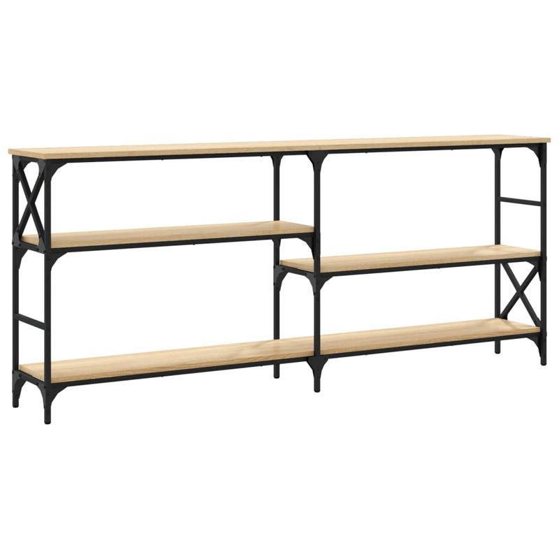 Casa si Gradina - Mobilier - Comode si corpuri - Console - Masuta consola, stejar sonoma, 180x29x76,5 cm, lemn prelucrat - Infinity.ro