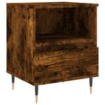 Casa si Gradina - Mobilier - Comode si corpuri - Noptiere - Noptiera, stejar fumuriu, 40x35x50 cm, lemn compozit - Infinity.ro