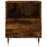 Casa si Gradina - Mobilier - Comode si corpuri - Noptiere - Noptiera, stejar fumuriu, 40x35x50 cm, lemn compozit - Infinity.ro