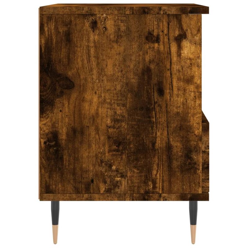 Casa si Gradina - Mobilier - Comode si corpuri - Noptiere - Noptiera, stejar fumuriu, 40x35x50 cm, lemn compozit - Infinity.ro