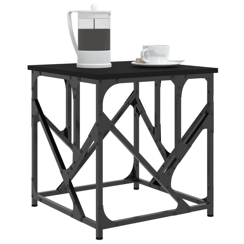 Casa si Gradina - Mobilier - Mese si birouri - Masute de cafea - Masuta de cafea, negru, 45x45x47,5 cm, lemn prelucrat - Infinity.ro
