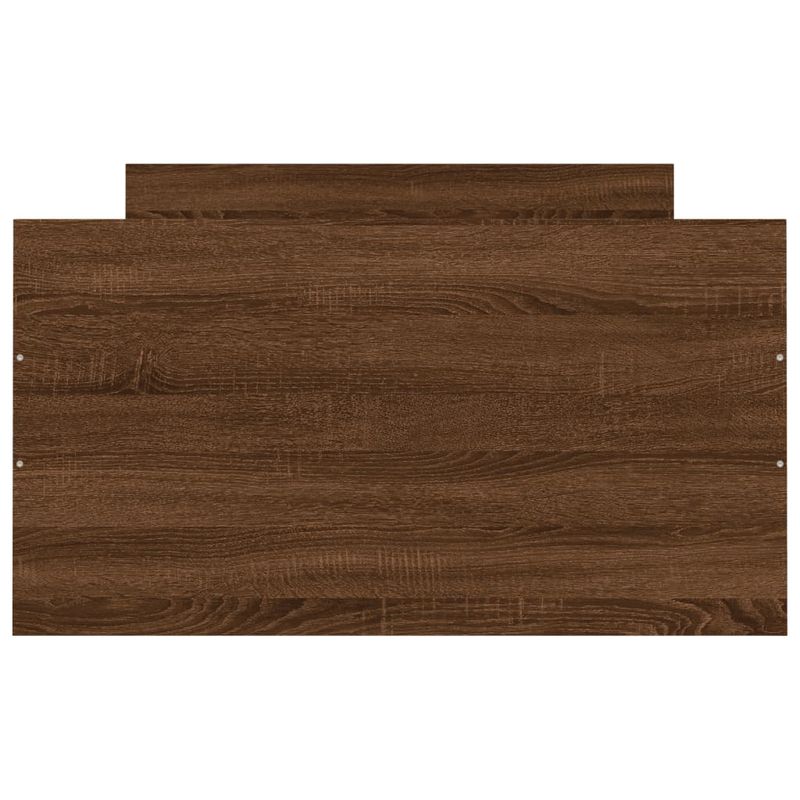 Casa si Gradina - Mobilier - Paturi si accesorii - Paturi - Cadru de pat cu tablie la cap/picioare, stejar maro, 100x200 cm - Infinity.ro