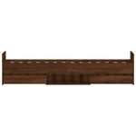 Casa si Gradina - Mobilier - Paturi si accesorii - Paturi - Cadru de pat cu tablie la cap/picioare, stejar maro, 100x200 cm - Infinity.ro