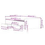 Casa si Gradina - Mobilier - Paturi si accesorii - Paturi - Cadru de pat cu tablie la cap/picioare, stejar maro, 100x200 cm - Infinity.ro