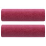 Casa si Gradina - Mobilier - Canapele si coltare - Canapele - Canapea cu 3 locuri cu pernute, rosu vin, 180 cm, catifea - Infinity.ro