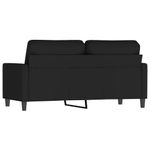 Casa si Gradina - Mobilier - Canapele si coltare - Canapele - Canapea cu 2 locuri, negru, 140 cm, catifea - Infinity.ro