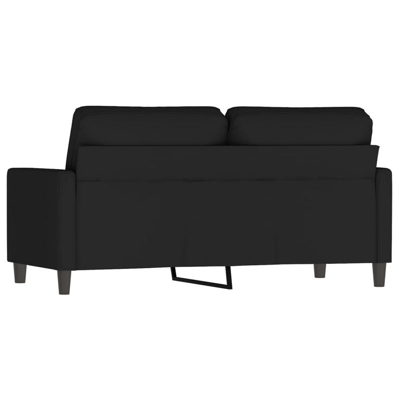 Casa si Gradina - Mobilier - Canapele si coltare - Canapele - Canapea cu 2 locuri, negru, 140 cm, catifea - Infinity.ro