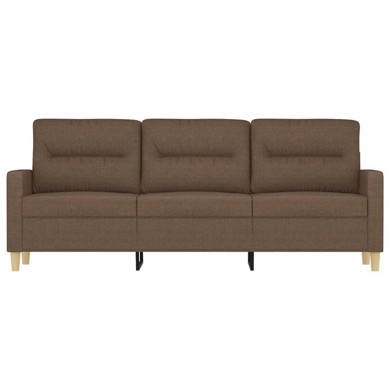 Casa si Gradina - Mobilier - Canapele si coltare - Canapele - Canapea cu 3 locuri, maro, 180 cm, material textil - Infinity.ro