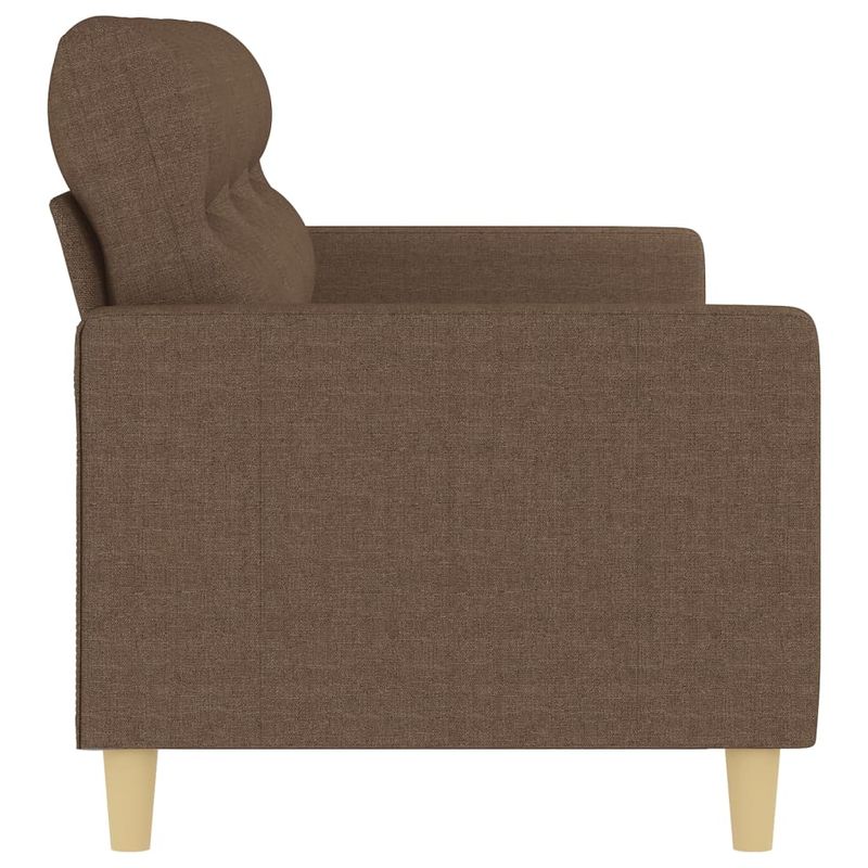 Casa si Gradina - Mobilier - Canapele si coltare - Canapele - Canapea cu 3 locuri, maro, 180 cm, material textil - Infinity.ro