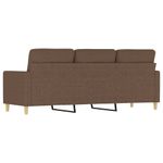 Casa si Gradina - Mobilier - Canapele si coltare - Canapele - Canapea cu 3 locuri, maro, 180 cm, material textil - Infinity.ro