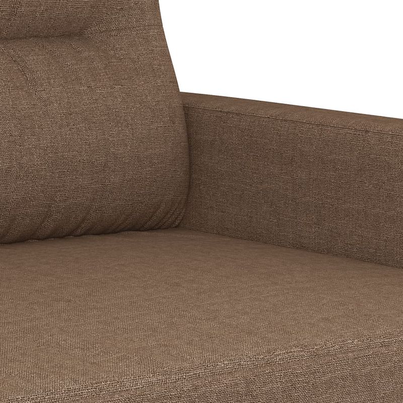 Casa si Gradina - Mobilier - Canapele si coltare - Canapele - Canapea cu 3 locuri, maro, 180 cm, material textil - Infinity.ro