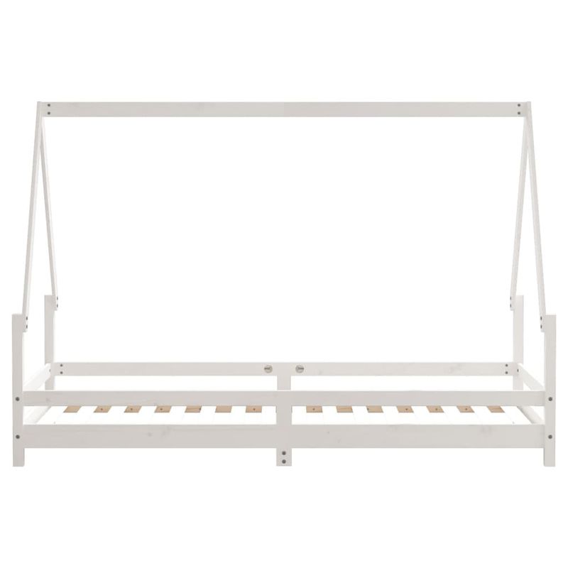 Casa si Gradina - Mobilier - Mobilier copii - Patuturi copii - Cadru de pat pentru copii, alb, 90x200 cm, lemn masiv de pin - Infinity.ro
