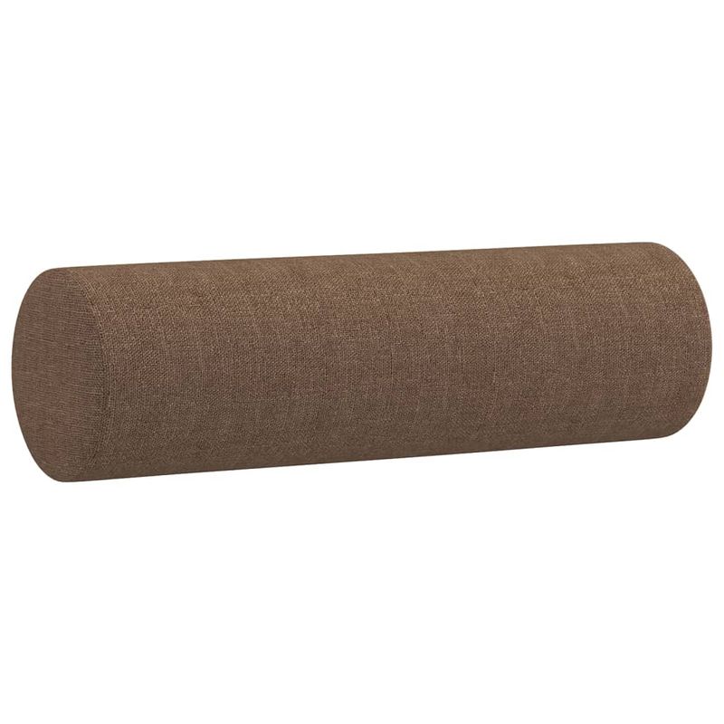 Casa si Gradina - Mobilier - Canapele si coltare - Canapele - Canapea cu 2 locuri cu pernute, maro, 140 cm, textil - Infinity.ro
