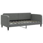 Casa si Gradina - Mobilier - Paturi si accesorii - Paturi - Pat de zi cu extensie, gri inchis, 90x190 cm, textil - Infinity.ro