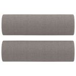 Casa si Gradina - Mobilier - Canapele si coltare - Canapele - Canapea cu 2 locuri cu pernute, gri taupe, 120 cm, textil - Infinity.ro